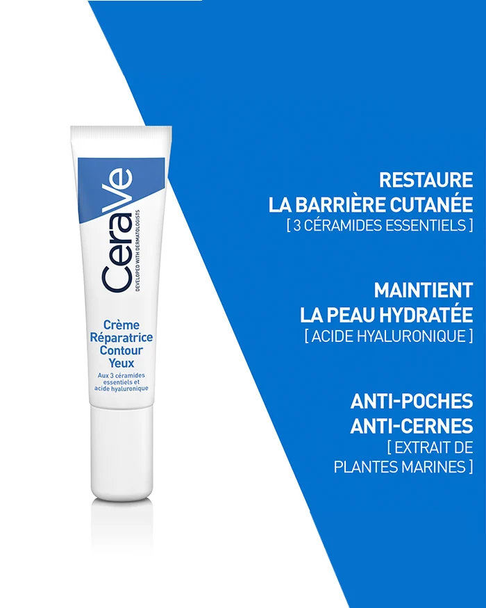 CeraVe Crème Réparatrice Contour Yeux Pour tout type de peau – Image 2