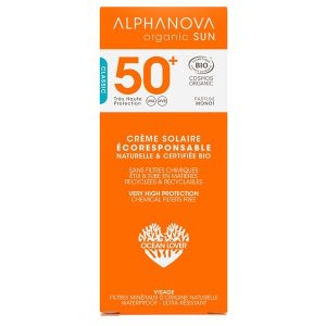 Alphanova – Crème Solaire Invisible SPF50+ Bio 50g