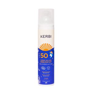 Crème solaire SPF 50 bébé/enfant Kerbi
