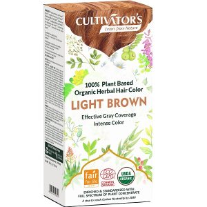 Coloration Végétales Bio Light Brown – Brun Clair – 100g – Cultivator&rsquo;s