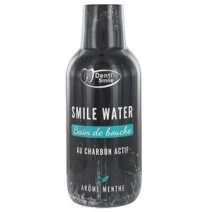 Bain de Bouche au Charbon Actif Arôme Menthe -300ml- Denti Smile