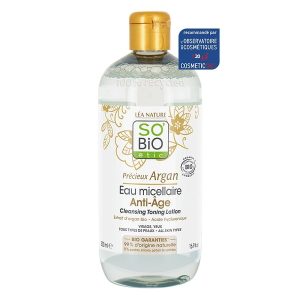 Précieux Argan Eau micellaire anti-âge Bio – 500ml – So&rsquo;Bio étic