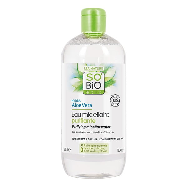 Eau Micellaire Purifiante Bio -500ml – So Bio étic