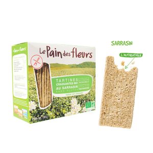Le Pain des Fleurs Tartines Craquantes au Sarrasin Bio sans Gluten 100 g