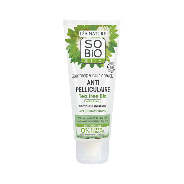 Gommage Cuir Chevelu Anti Pelliculaire Tea Tree Bio – 200 ml – So’Bio étic