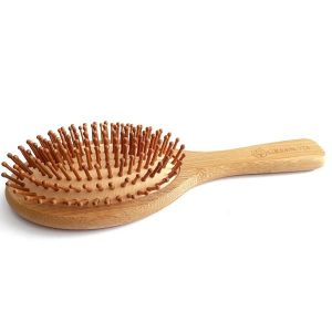 Brosse à Cheveux de luxe en Bambou 100% naturelle – Ovale – GREEN 724