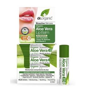 Baume à Lèvres – Aloe Vera – BIO-  Soins Lèvres S_  Lip Balm – Dr Organic