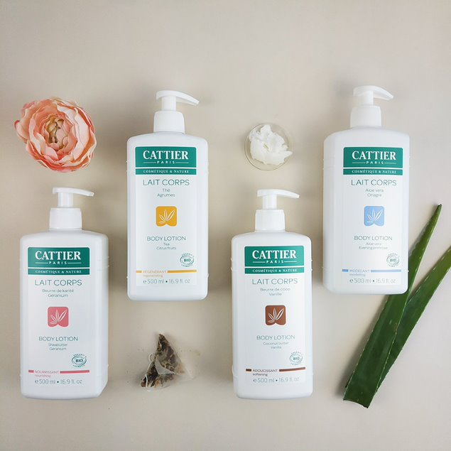 Lait Corps Adoucissant- BIO – Beurre de Coco Vanille – 500 ml – Cattier – Image 2