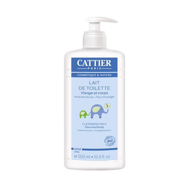 Lait de Toilette Bébé – BIO – 500 ml – Cattier Paris
