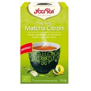 Yogi Tea Thé Vert Matcha Citron 17×1.8g