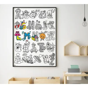 Poster géant à colorier