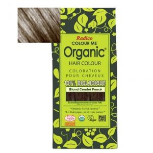 Coloration végétale Bio Blond Cendré Foncé – 100g – Radico