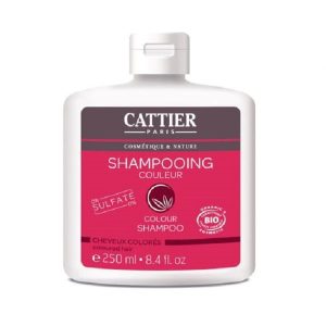 Shampooing bio sans sulfates – Cheveux colorés – 250 ml- Cattier Paris