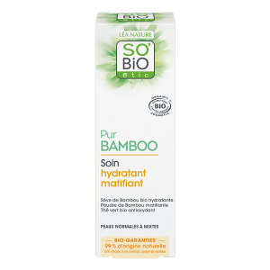Pur Bamboo Soin Hydratant Matifiant Bio – 50 ml – SO’BIO étic