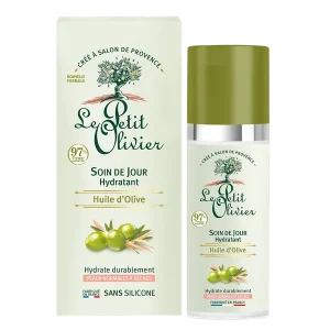 Soin de Jour Hydratant à l&rsquo;Huile d&rsquo;olive – Peaux Normales à Sèches -50ml- Le Petit Olivier