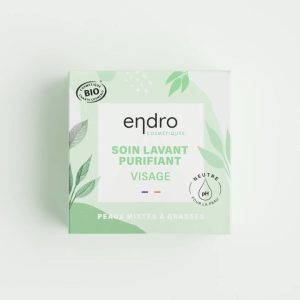 Soin lavant purifiant visage à l’argile verte