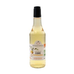 Vinaigre de Cidre de Pomme non Pasteurisé Bio – 50 cl  Côteaux Nantais