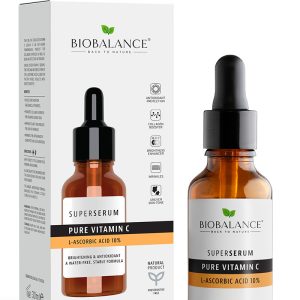 BIOBALANCE VITAMINE C PURE SUPER SÉRUM À 10 % D&rsquo;ACIDE L-ASCORBIQUE